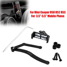 Areyourshop 360°Rotation Car Mobile Phone Holder Mount Cellphone Holder for MINI Cooper Hatchaback R50 2002-2006, R52 S Convertible 2005-2008, S Hatchaback R53 2002-2006