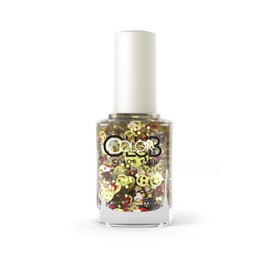 Color Club Nail Lacquer Nailmoji, Holographic Glitter Shade, 0.5 Fluid Ounce