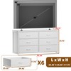 OURPIC Dresser for Bedroom with 6 Drawers, 51 Inch White