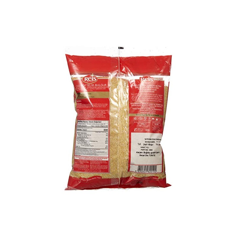 Reis Extra Fine Bulgur, Wheat Berries, Bulgur Wheat for Salads,