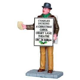 Lemax Village Collection Sandwich Board Man # 42258