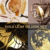 Wadities Gold Leaf Gilding Adhesive Set, 100ml Water Based Glue