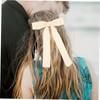 SAFIGLE 2pcs Bows Hair Clips: Ribbon Barrettes Cute Bow Clips