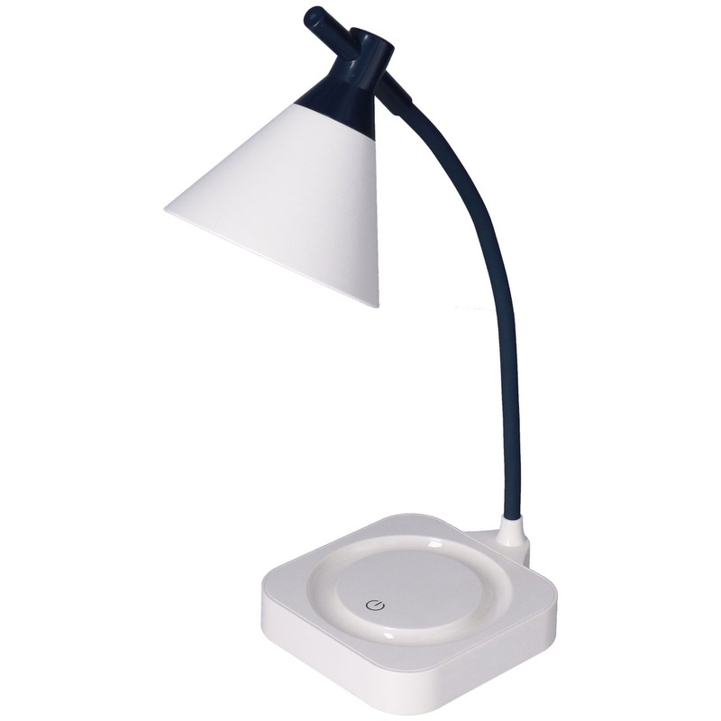 LED Table Light 3 Levels Dimming USB Charging Adjustable Gooseneck