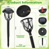 Tuanse 20 Pcs Solar Outdoor Garden Pathway LED Lights Bulk