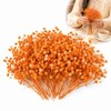 Gypsophila-Style Mini Flower Stems, Orange, 100-Piece Arrangement Set