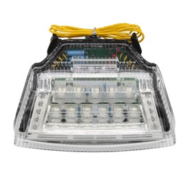 iTobest Taillight - Integrated LED Tail Brake Turn Signal Light Compatible with Kawasaki Ninja ZX10R ZX-10R 2011-2015(Clear)