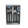 Towle Living Feta Forged 20-Piece Flatware Set - Stainless Steel