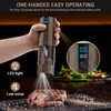 Minpenlay Electric Salt and Pepper Grinder Set Rechargeable with LED
