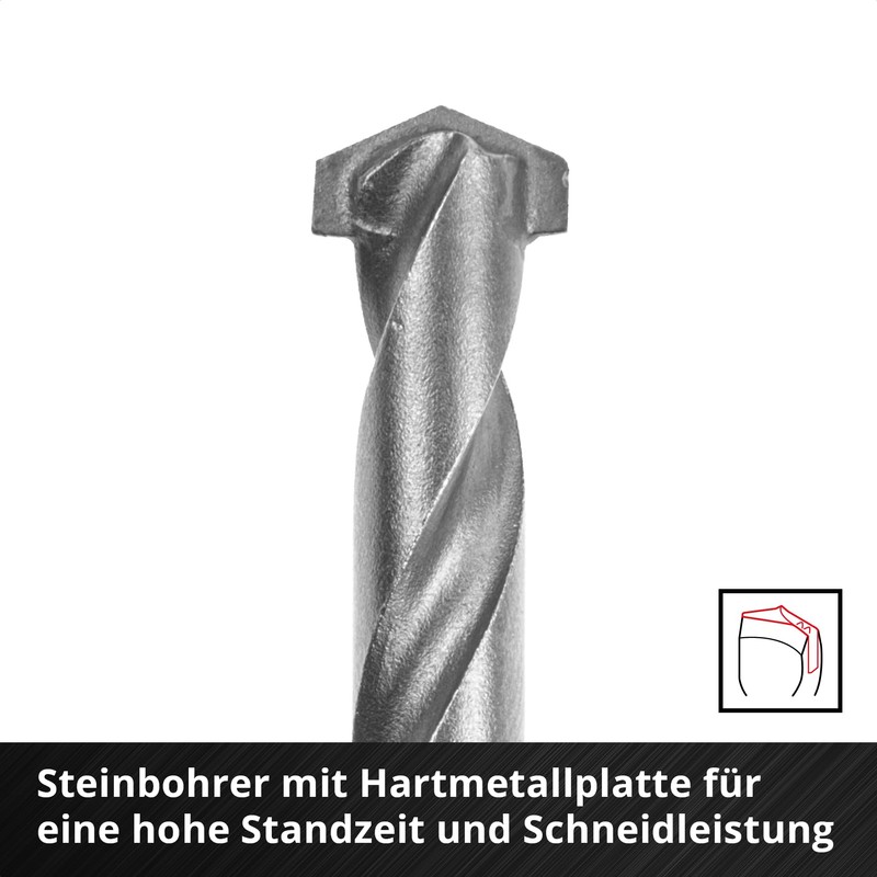 Original Einhell M-CASE 33-Piece Impact Resistant Bit and Masonry Drill