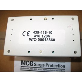 MCG In-Line Equipment Surge Protector 120VAC / 25A P/N 439-416-10