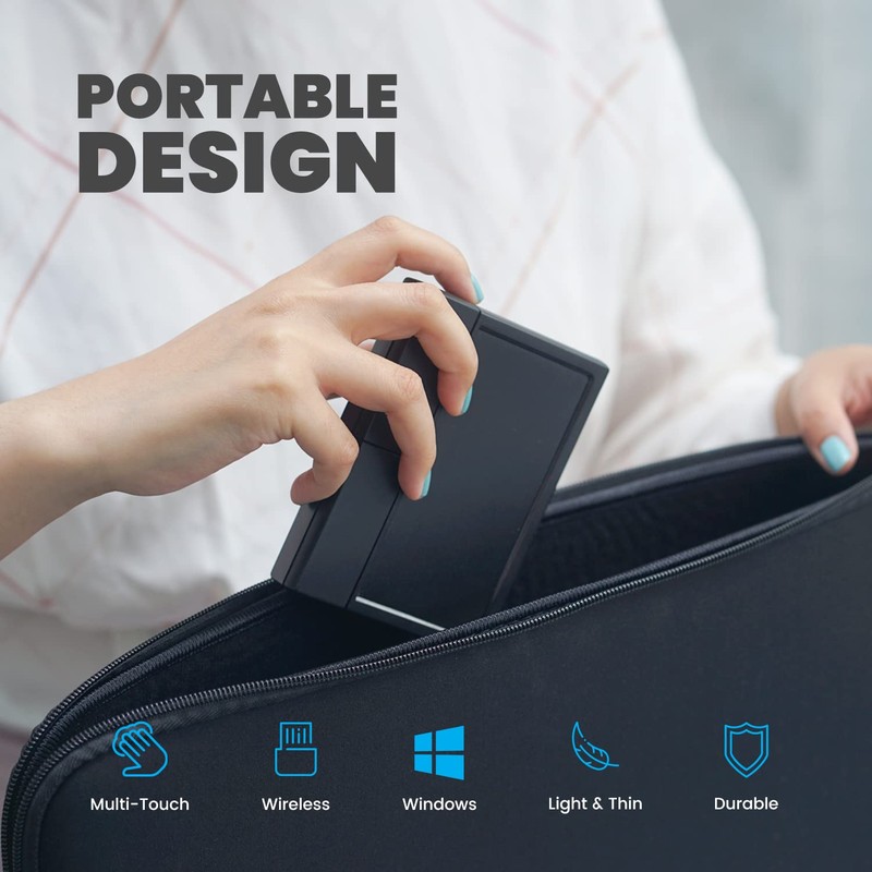 Perixx PERIPAD-704 Wireless Touchpad, Portable Track Pad for Desktop and