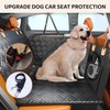 Dog Car Seat Cover for Back Seat, Hard Bottom Back