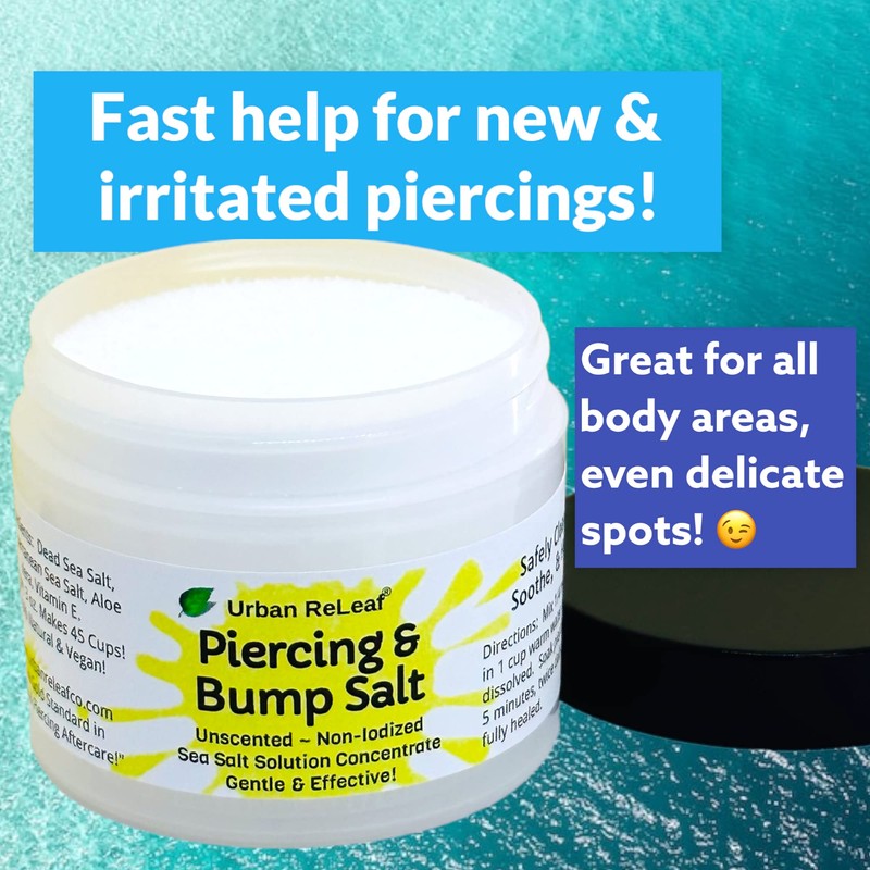 Urban ReLeaf Piercing & Bump Salt ! Unscented Sea Salt