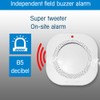 Wireless Smoke Alarm Detector Independent Smoke Sensor Home Security Smart