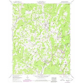 YellowMaps Newland NC topo map, 1:24000 Scale, 7.5 X 7.5 Minute, Historical, 1960, Updated 1979, 26.8 x 21.8 in - Paper