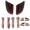 Anlseiod Side Mirror Cover Cap + Door Handle Covers Kit