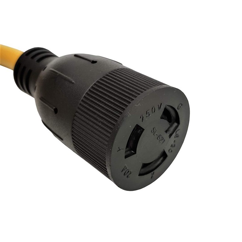 Parkworld NEMA L6-20 Extension Cord, Locking 3-Prong, 20 AMP, 250