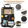 2 Pack Car Organizer Backseat, Back Seat Protector with9 Storage
