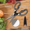 PECULA Kitchen Scissors, 3 kitchen Shears, kitchen scissors for food