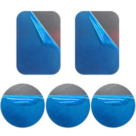 Kinizuxi Metallplatte Handy, Metallplatte für Magnet Handyhalterung 5Stück - Metallplättchen Fuer Kfz Magnetische Handyhalter, Metall Platte mit Klebefolie für Auto Zubehör, 3 Runden und 2 Rechtecke