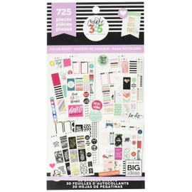 Me & My Big Ideas PPSV-10-2048 Create 365 Planner Stickers, Color Story 725