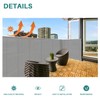 Bynbbur 2.5' x 25' Balcony Privacy Screen Deck Privacy Fence