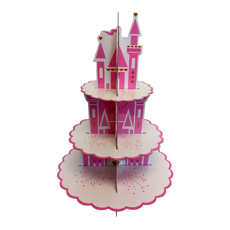 Dondor Princess Cupcake Stand, 3 Tier Cupcake Stand