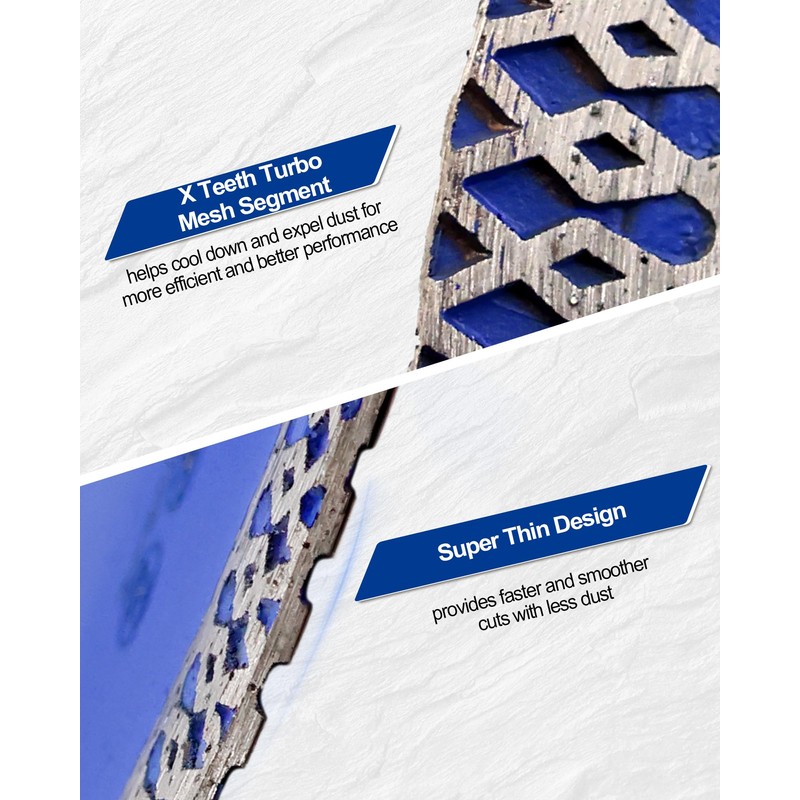SHDIATOOL 4 Inch Diamond Saw Blade Cutting Porcelain Tile Ceramic