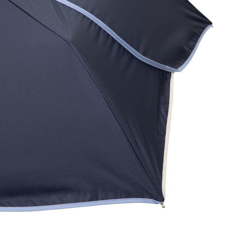 Francfranc French Bi-Color Piping Folding Umbrella, 18.5 inches (47 cm),