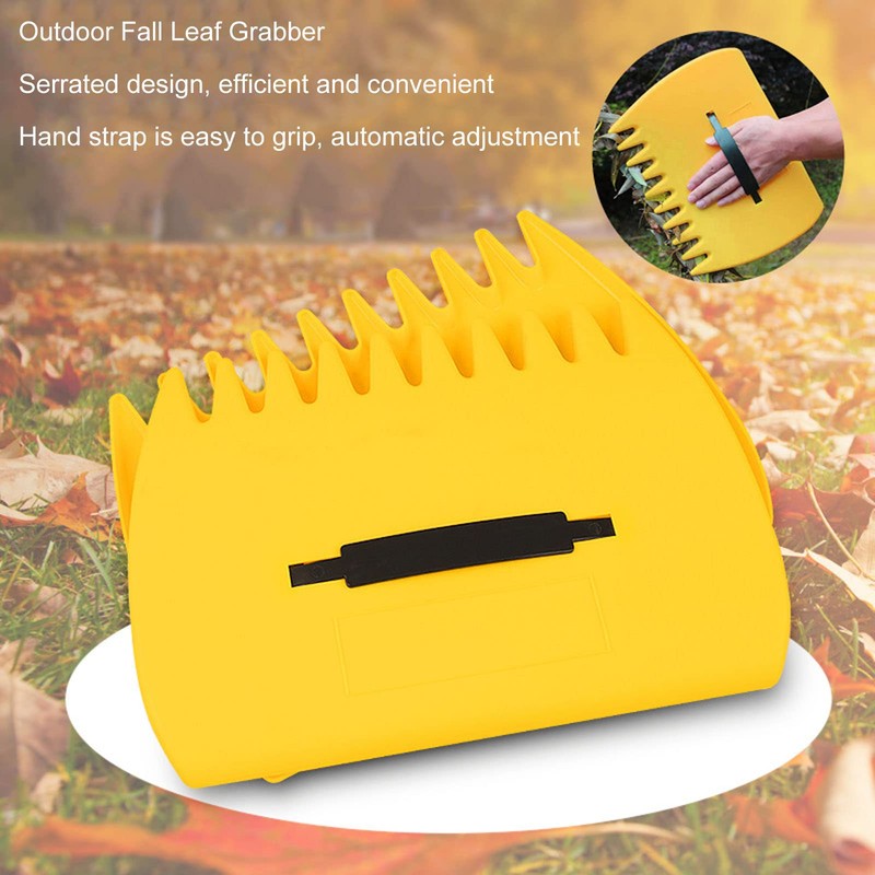 ViaGasaFamido 2PCS Leaf Hand Rake Leaf Scoops Hand Held Rakes