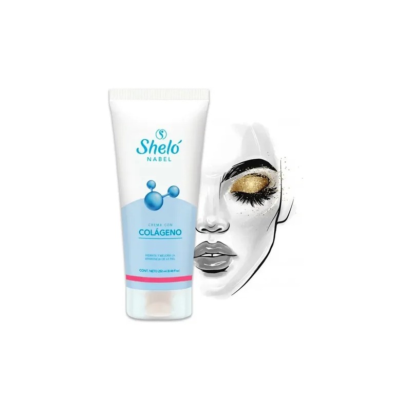 Sheló Nabel Crema Facial Con Colágeno, Mejora Elasticidad E