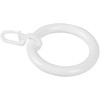 Bestlivings Curtain Rings (Diameter 40 mm) with Folding Hooks in