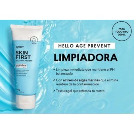 2 Limpiadora Facial Gel Skin First Cyzone Lbel