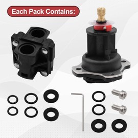 GP76851 Mixer Cap and Pressure Balancing Unit (Shower) Parts Cartridge Compatible with Kohler, Replacement for Rite-Temp and 1/2" Shower Valve GP500520 and GP77759 Parts After Market Replacement-2SETS