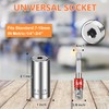 Athlife Universal Socket Set (7-19mm 11-32mm) Super Socket For Unscrew