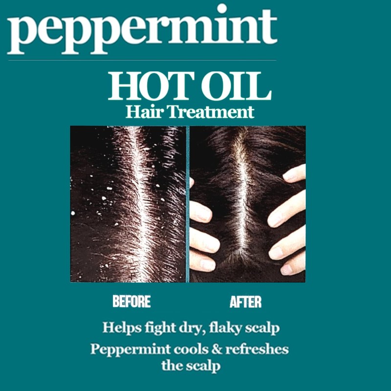 Difeel Peppermint Hot Oil Treatment for Dry, Irritated or Flaky