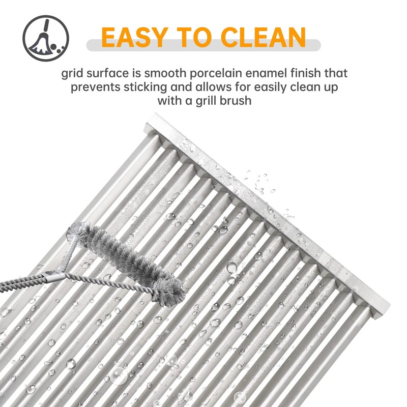 17.5 Inch Stainless Steel Cooking Grid Grates for Weber Spirit