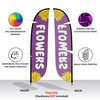 LookOurWay Feather Flag Banner - 12 Feet Tall Advertising Sign