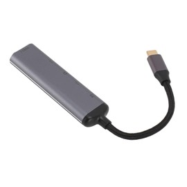 USB C Hub, 5-in-1 USB C Hub Multiport Adapter with 3.5mm Headphone Jack USB3.1 USB2.0 Type A PD Charging Port for Android for iOS Phone Tablet