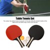 REGAIL Ping Pong Paddle Set Portable Table Tennis Set With