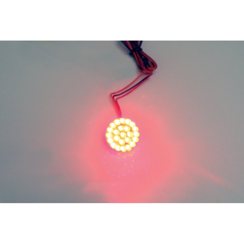 CUSTOM DYNAMICS BULB LED CLSTR 1.25"RED