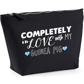 Hippowarehouse Completely in love with my Guinea Pig printed make up cosmetic wash bag 18x19x9cm