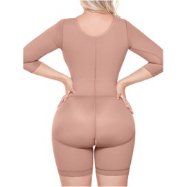 Tummy Tuck Post Surgery Compression Garment Stage 2 BBL Faja Shapewear for Women Tummy Control Fajas Colombianas Mocha Medium