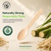 The Happy Garden Disposable Wooden Spoon, Pack of 100, 16