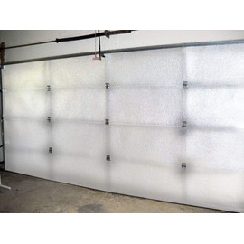 Reflective White Single Car Garage Door Insulation Foam Core Kit 9w x 7h 21inch