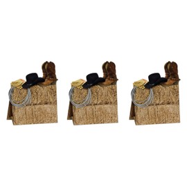 A Beistle Creation S57350AZ3 Beistle Western centerpieces, Paper, Multicolor