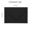 10 x B6 letter envelopes with gold inner lining, 12.5
