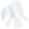 50-Pack Disposable Shampoo Eye Shields, Clear Protective Face Visors for