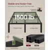 VASAGLE Superfast Assembly, Metal Full Bed Frame, Heavy-Duty Platform Bed